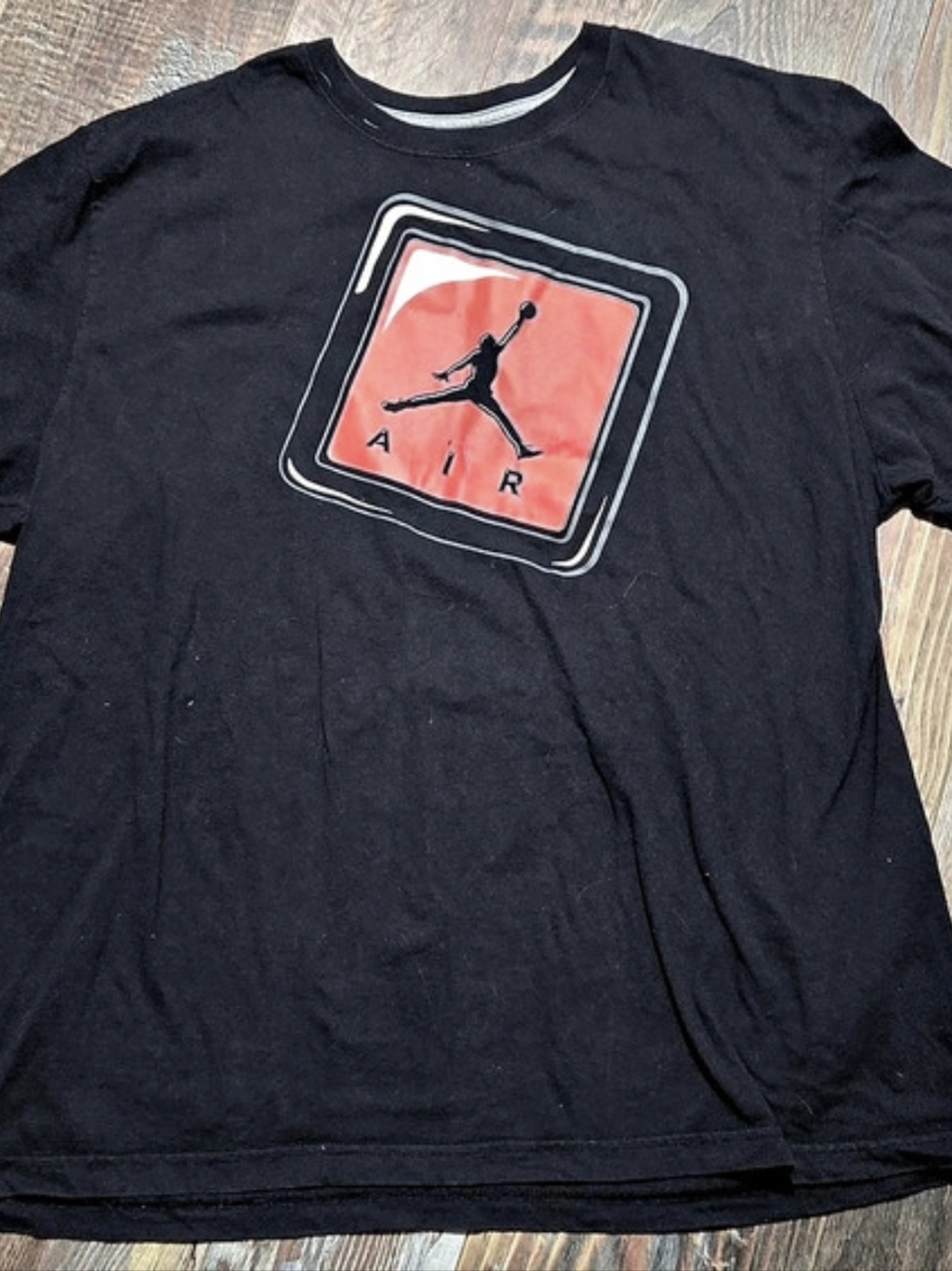 Jordan Jumpman Air Logo Graphic Black T-Shirt Size XXL